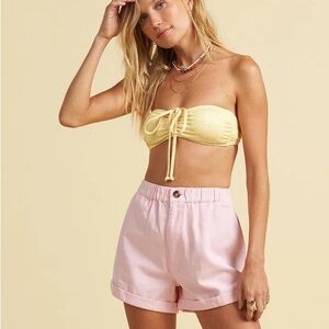 Billabong x The Salty Blonde Sun Bleached pink shorts size 24